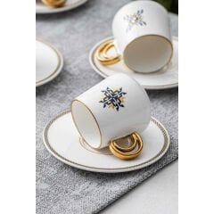 Acar Twist 6 Kişilik Kahve Fincanı Takımı - 90 ml
