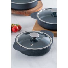 Acar Camille Grey 6 Parça Döküm Sahan Set