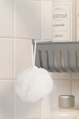 Primanova Deby 2'li Yapışkanlı Banyo Rafı Gri