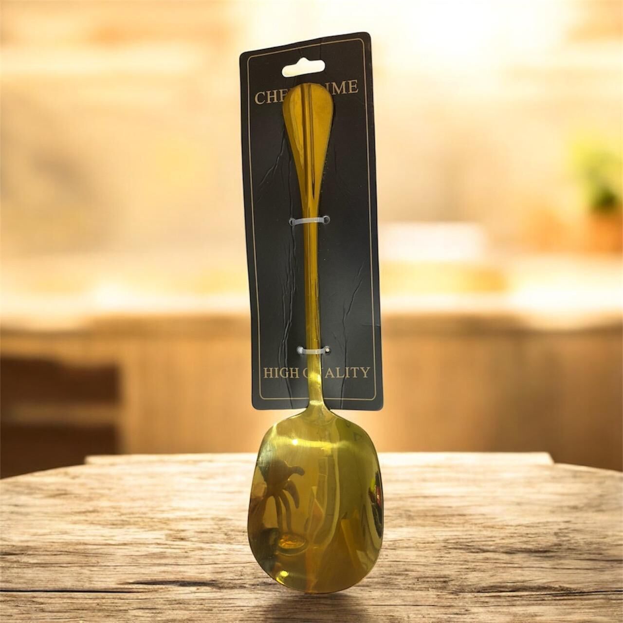 ENFA Gold Servis Kaşığı – Pilav Kaşığı | Şık ve Dayanıklı Sunum Kaşığı