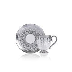 Acar Nova Silver 6 Kişilik Kahve Fincanı Takımı - 90 ml