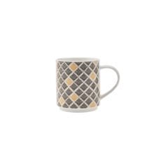 Karaca Nero 5 Parça Standlı Porselen Kupa/Mug Seti 320 Ml