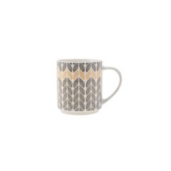 Karaca Nero 5 Parça Standlı Porselen Kupa/Mug Seti 320 Ml