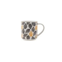 Karaca Nero 5 Parça Standlı Porselen Kupa/Mug Seti 320 Ml