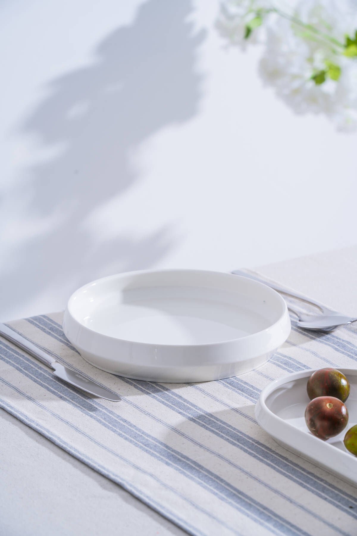 ACAR Rumi Yuvarlak Yemek Tabağı - 21 cm