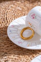 ACAR Aren 6 Kişilik Kahve Fincanı Takımı - 90 ml