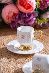 ACAR Aren 6 Kişilik Kahve Fincanı Takımı - 90 ml