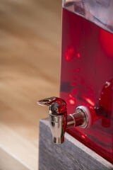 ACAR Dominic Ahşap Standlı Cam Sebil - 6 lt