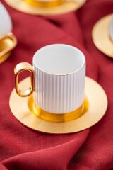 ACAR Aurora 6 Kişilik Kahve Fincanı Takımı - 90 ml