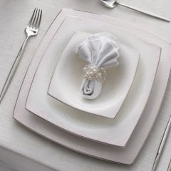 Karaca Fine Pearl Peri Masalı 86 Parça 12 Kişilik İnci Yemek Takımı