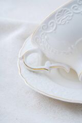 ACAR Angela 6 Kişilik Gold Çay Fincanı Takımı - 220 ml