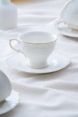 ACAR Angela 6 Kişilik Gold Çay Fincanı Takımı - 220 ml