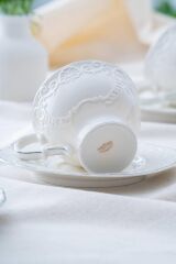 ACAR Angela 6 Kişilik Gold Çay Fincanı Takımı - 220 ml