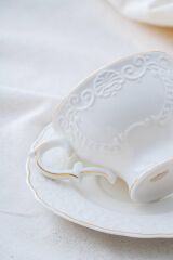 ACAR Angela 6 Kişilik Gold Çay Fincanı Takımı - 220 ml