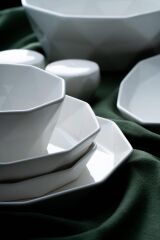 ACAR Diamond 29 Parça Porselen Yemek Takımı