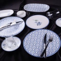 Aryıldız Lucia Blue 32 Parça 6 Kişilik Kahvaltı Takımı